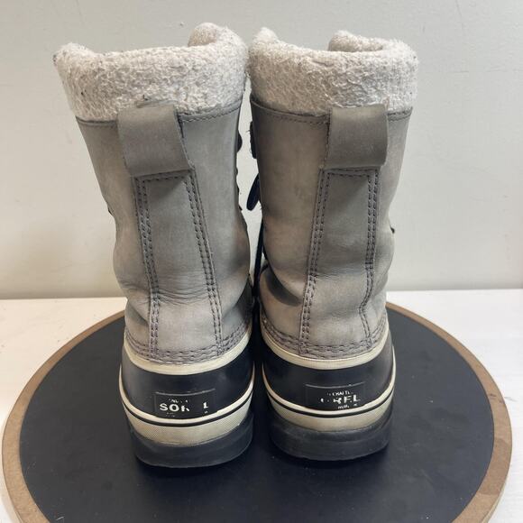 Sorel Caribou Boots Womens Size 9 Waterproof Winter Snow Faux Fur Lined - Picture 8 of 10